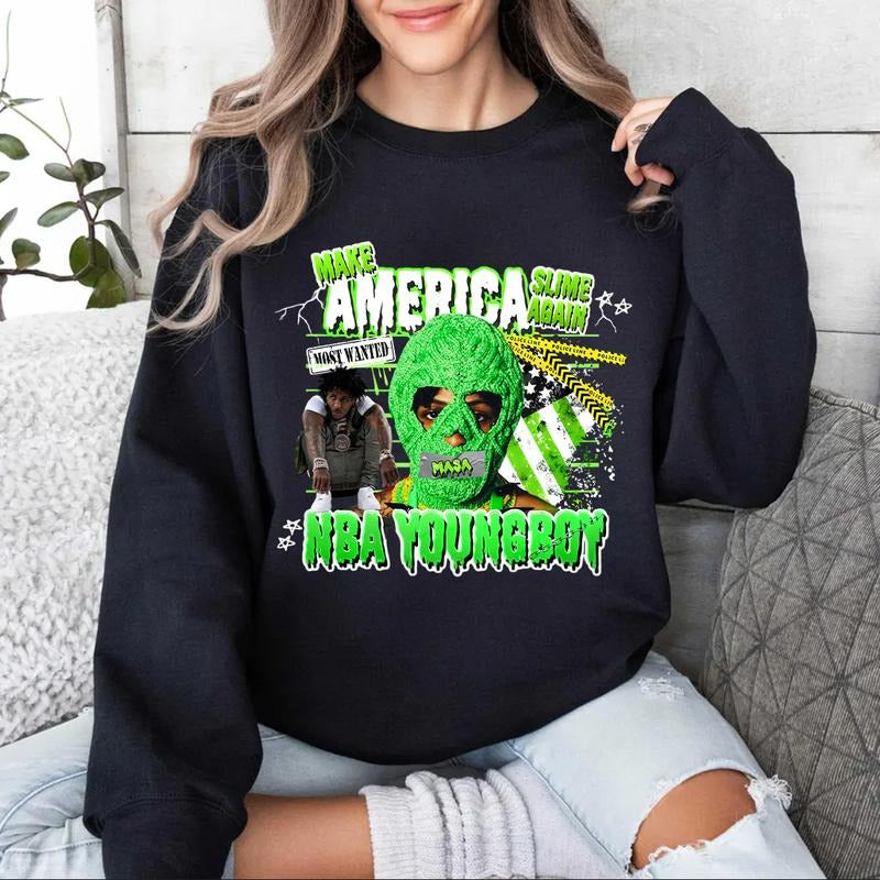 Youngboy Masa Tour 2025 Never Broke Again Rap T-shirt, Sweatshirt, Hoodie for Fans of Unisex Street Style