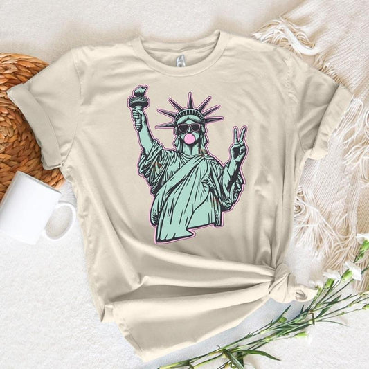 Youth And Adult 4th of July Statue of Liberty T-shirt, USA Tee, America 4th July Graphic Tee, popular 4th  of july, American Girl Shirt 4V971