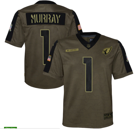 Youth Arizona Cardinals #1 Kyler Murray 21 New Salute