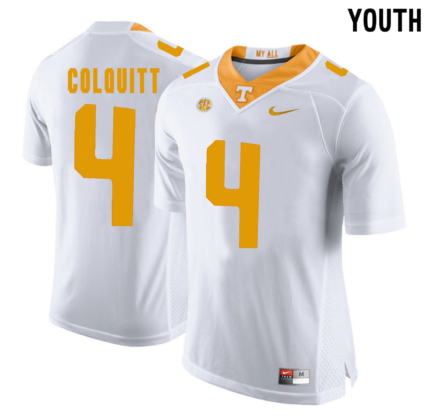 Youth Britton Colquitt 4 White