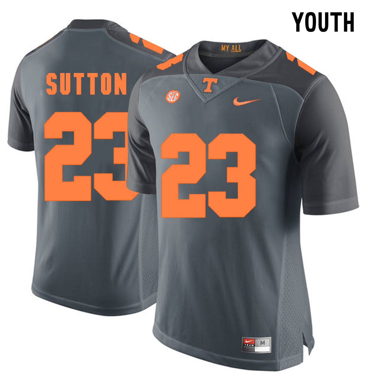 Youth Cameron Sutton 23 Grey