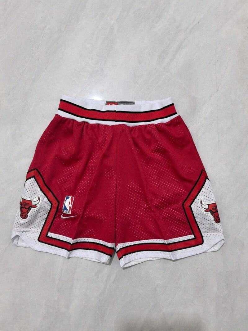 Youth Chicago Bulls Youth Bulls Red Shorts Style 2