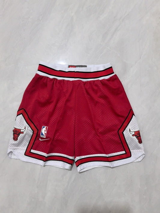 Youth Chicago Bulls Youth Bulls Red Shorts Style 2