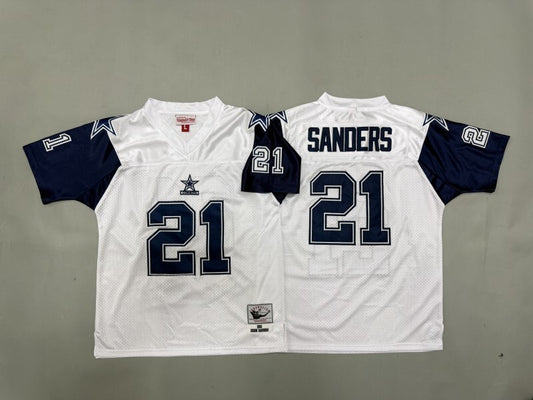 Youth Dallas Cowboys #21 Deion Sanders Cowboys Team Youth Style 2