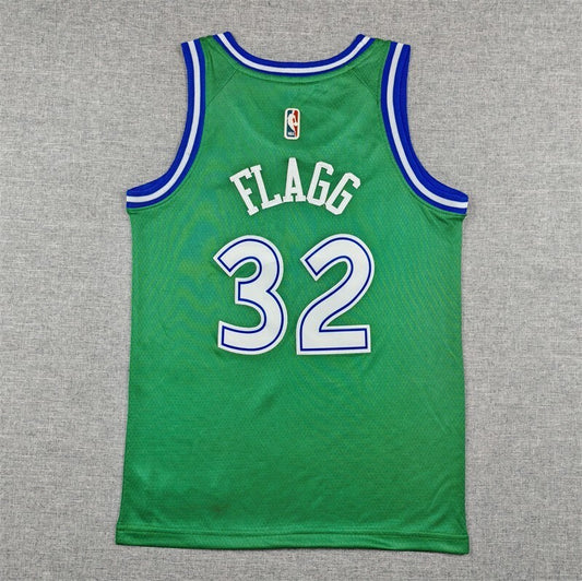 Youth Dallas Mavericks #32 Cooper Flagg Youth Mavericks 32 Classic Green Style 2
