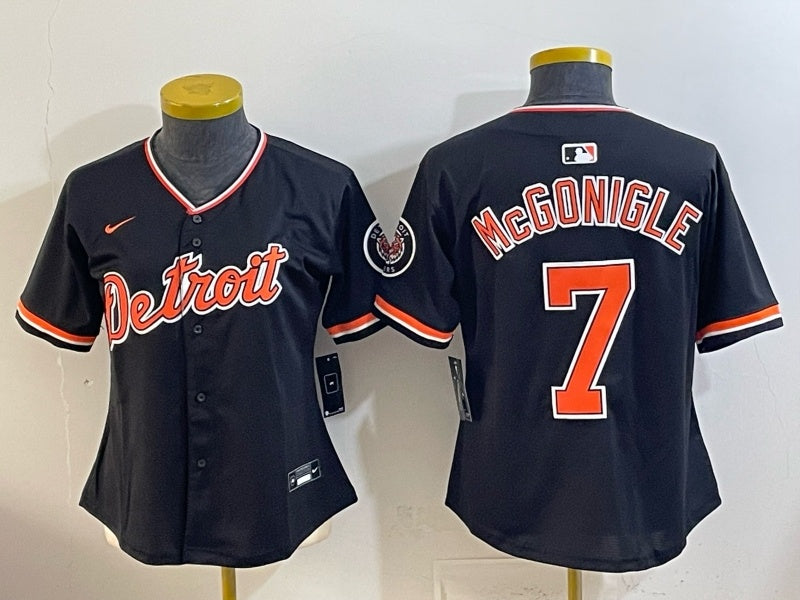 Youth Detroit Tigers #7 Kevin McGonigle Tigers Special V2 Women Youth