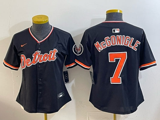 Youth Detroit Tigers #7 Kevin McGonigle Tigers Special V2 Women Youth