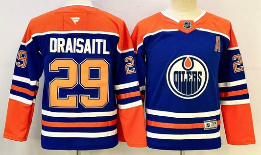 Youth Edmonton Oilers #29 Leon Draisaitl Youth