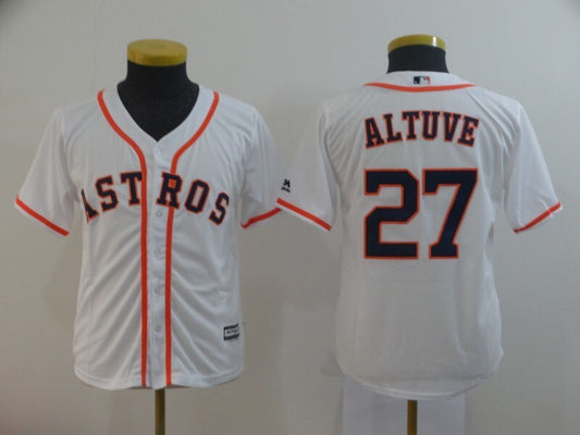 Youth Houston Astros #27 Jose Altuve Style 3
