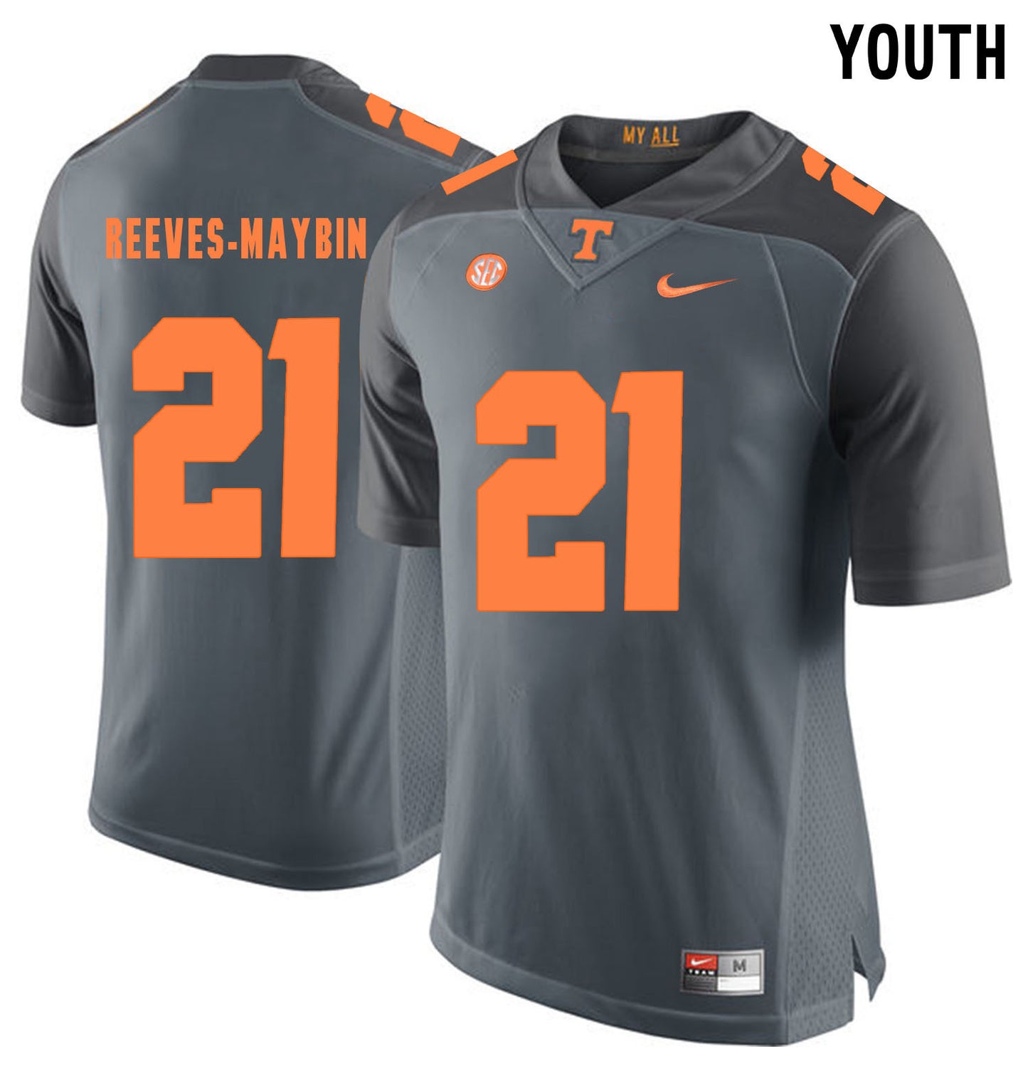 Youth Jalen Reeves-Maybin 21 Grey