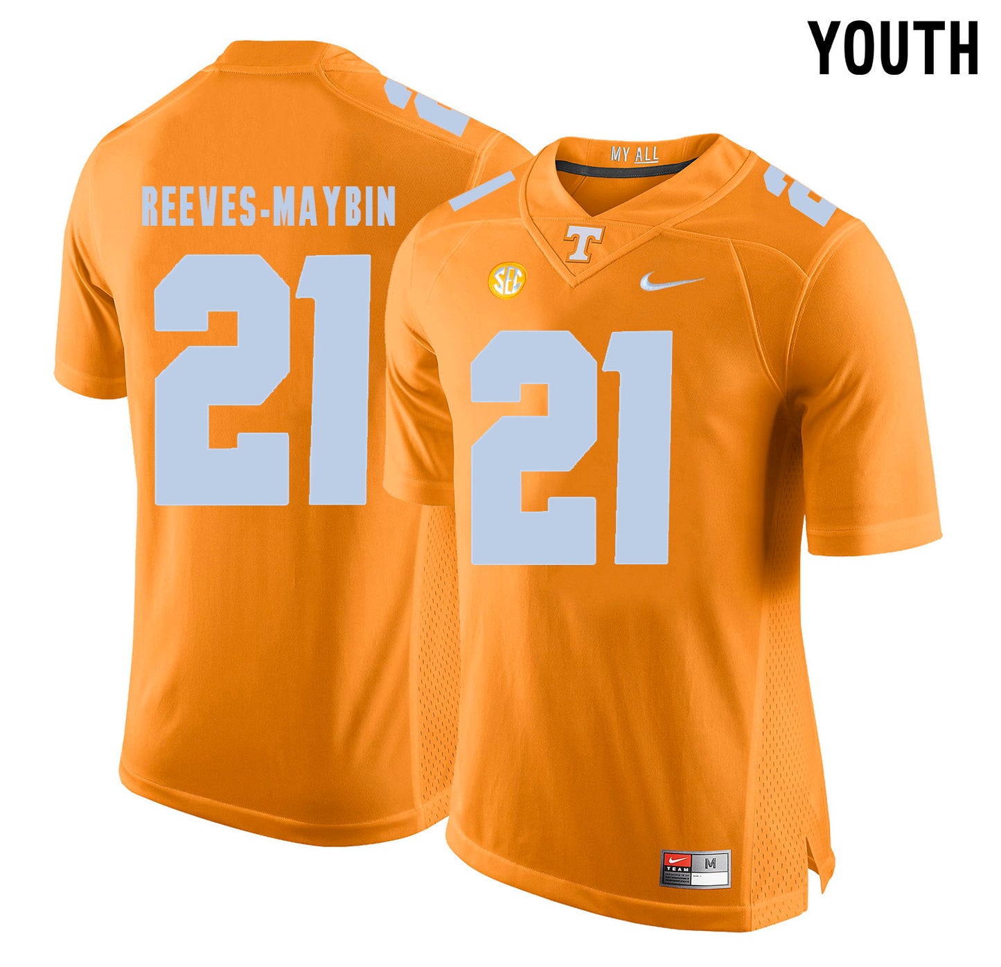 Youth Jalen Reeves-Maybin 21 Orange