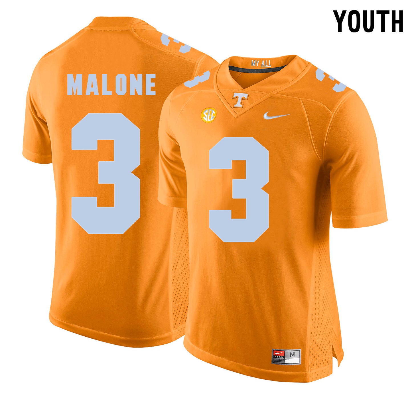 Youth Josh Malone 3 Orange