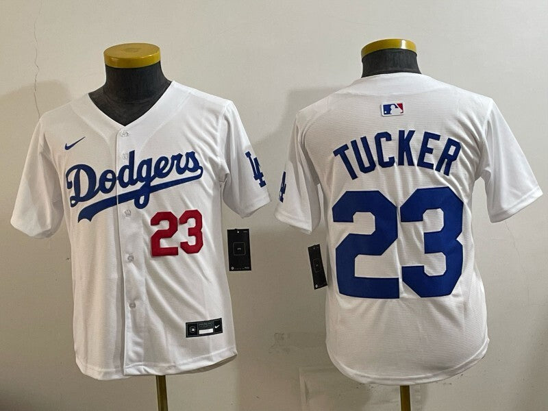 Youth Los Angeles Dodgers #23 Tucker Dodgers Youth Style 1
