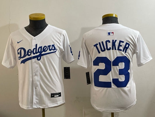 Youth Los Angeles Dodgers #23 Tucker Dodgers Youth Style 2