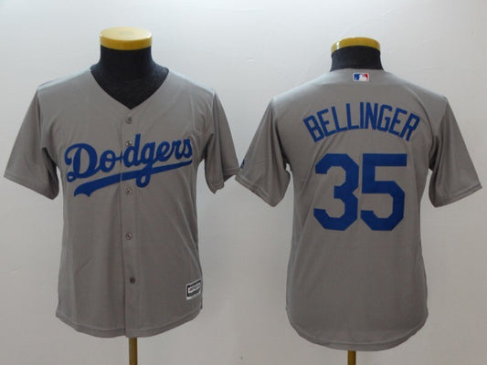 Youth Los Angeles Dodgers #35 Cody Bellinger Style 3