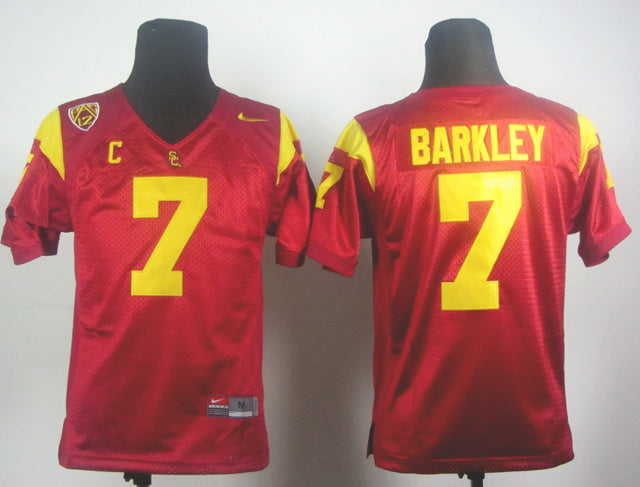 Youth Matt Barkley 7 Red Pac-12 C Patch Youth