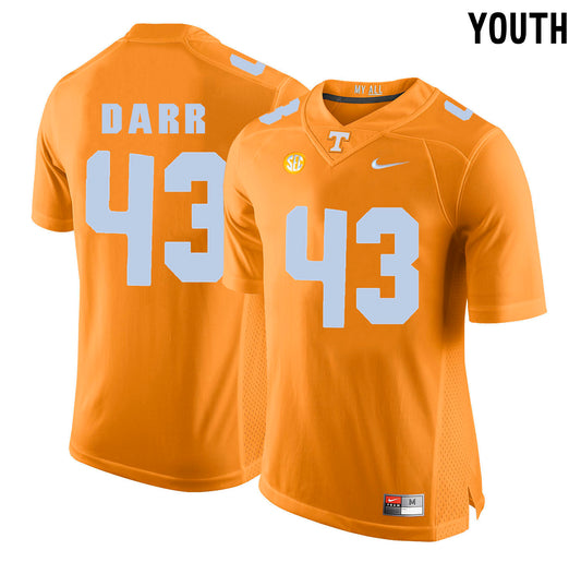 Youth Matt Darr 43 Orange