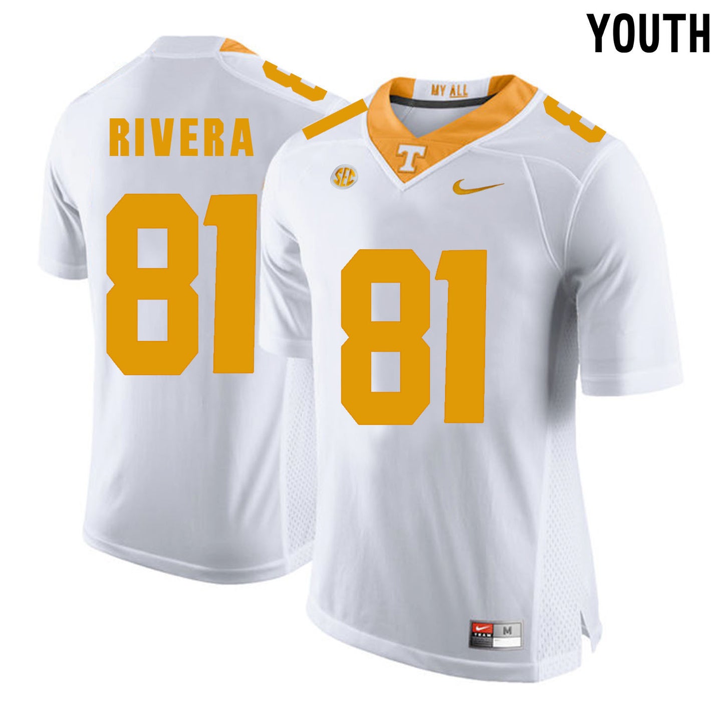Youth Mychal Rivera 81 White