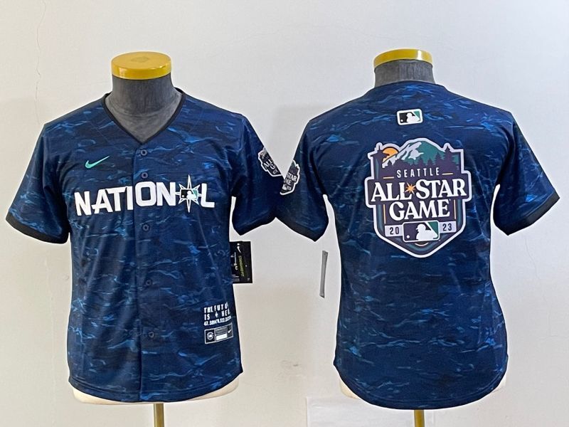 Youth National League 2023 MLB All-Star Game Limited Player Jersey - Royal 2023 All-Star Youth Style 1