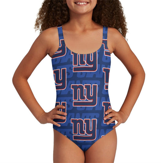 Youth New York Giants Bodysuit Comfortable Swimwear Beachwear Bathing 001(Pls
