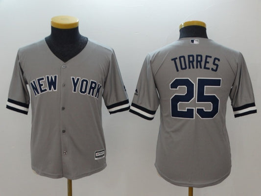Youth New York Yankees #25 Gleyber Torres Style 1