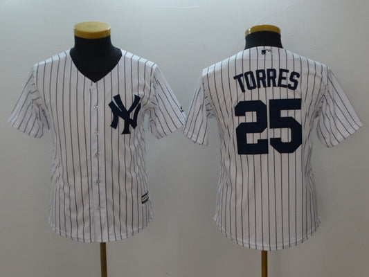 Youth New York Yankees #25 Gleyber Torres Style 2