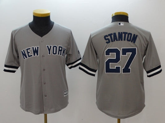 Youth New York Yankees #27 Giancarlo Stanton 6156 Style 1
