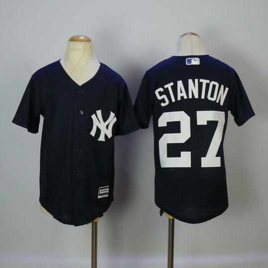 Youth New York Yankees #27 Giancarlo Stanton Style 1