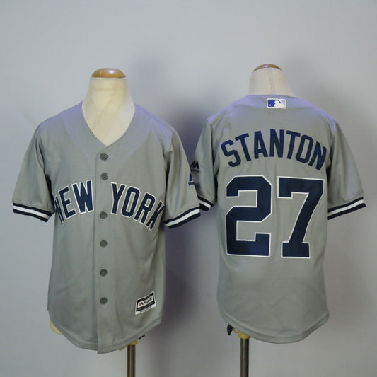 Youth New York Yankees #27 Giancarlo Stanton Style 3