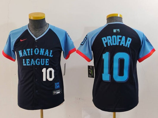 Youth San Diego Padres #10 Jurickson Profar Padres 24 All-Star Youth Style 4