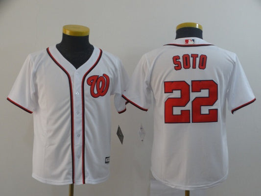 Youth Washington Nationals #22 Juan Soto Style 1