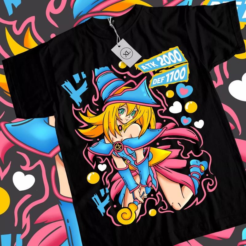 Yu-Gi-Oh! Anime T-Shirt & Sweatshirt, Chica Maga Oscura Graphic Tee, Anime Manga Lover Gifts Ball Cotton
