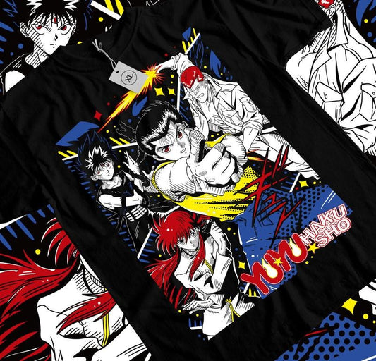 Yu Yu Hakusho T-Shirt S-4XL,Yusuke,Hiel,Kuwabara And Kurama Anime T-Shirt S-4XL Tshirt S-4XL Hoodie, Sweatshirt