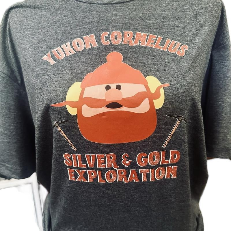 Yukon Cornelius Silver and Gold T-Shirt for Men and Women, Christmas Pattern Tee Shirt Hoodie, Sweatshirt