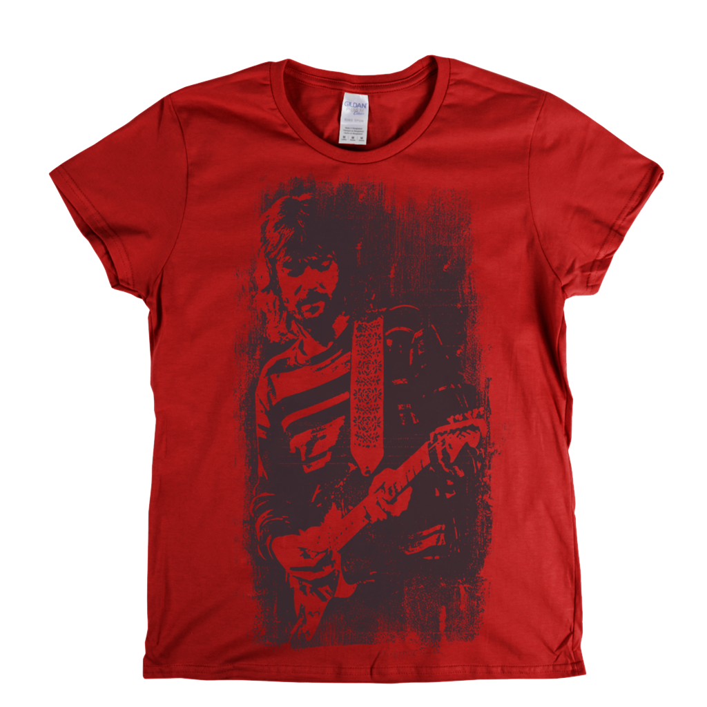 Eric Clapton Close Up Womens T-Shirt
