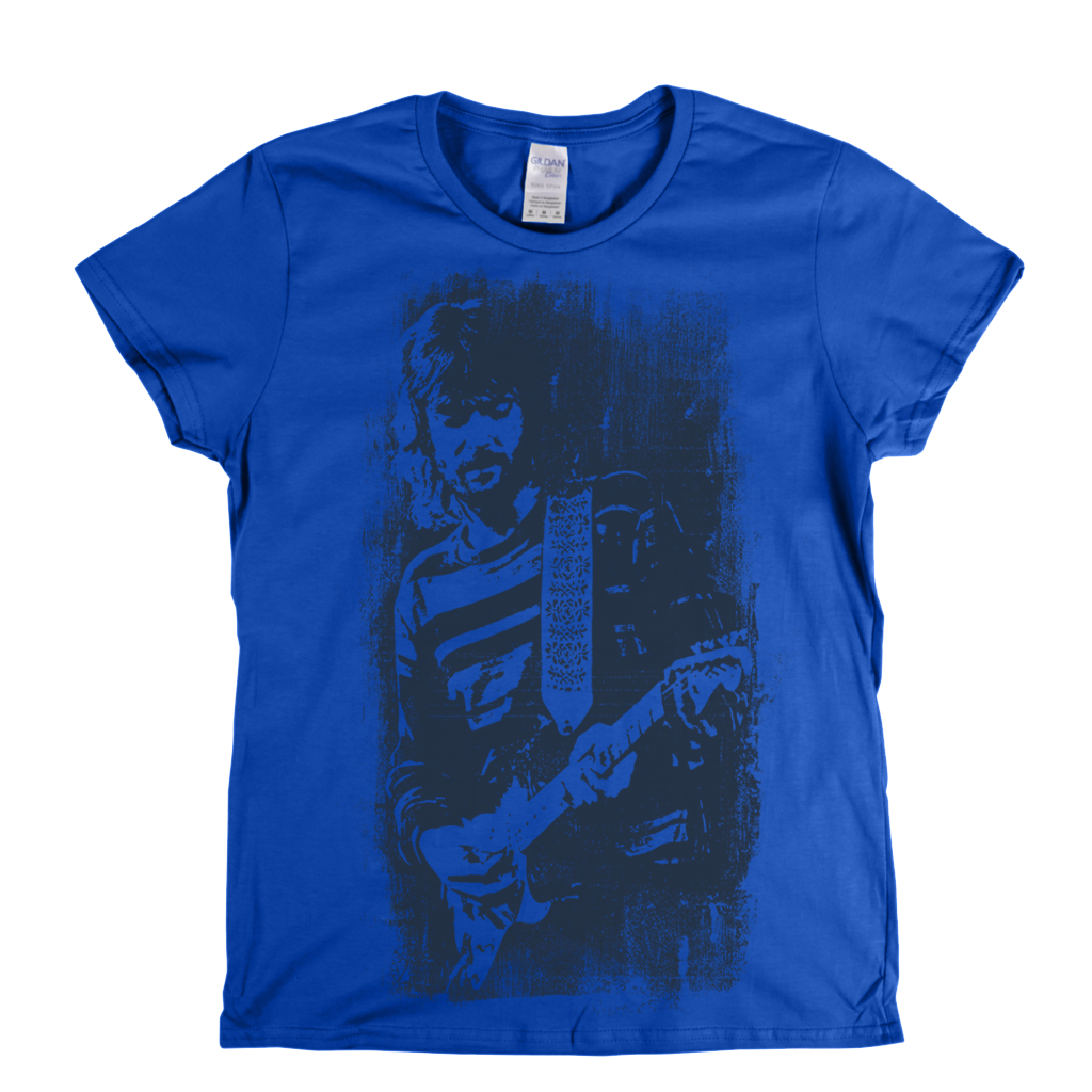 Eric Clapton Close Up Womens T-Shirt