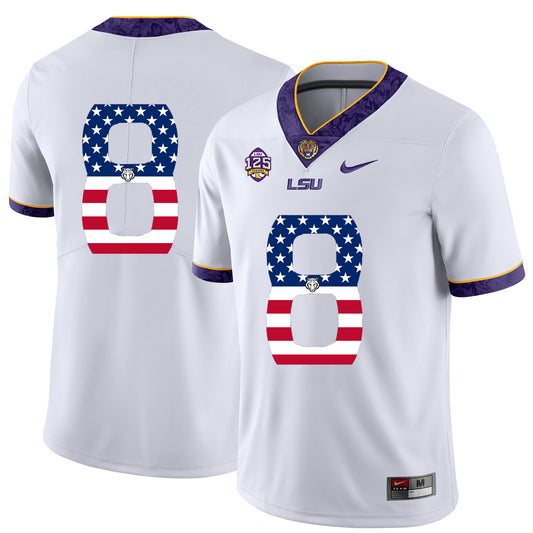 Zach Mettenberger 8 Pattern White