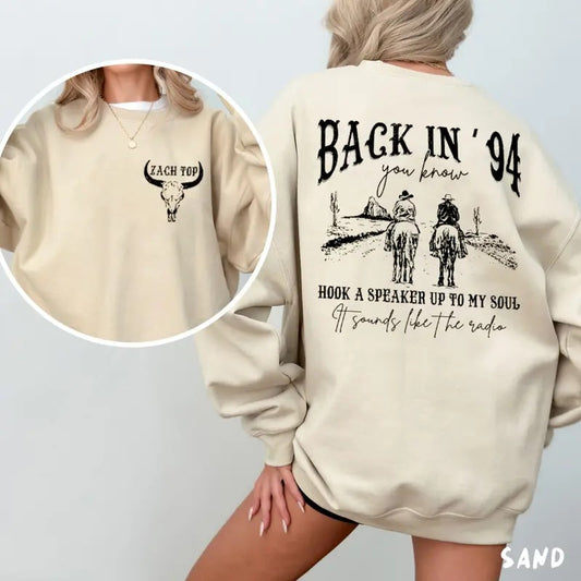 Zack Top T-shirt Back In '94 Sweatshirt Zack Top Colo Beer & Country Music Tour 2025 Hoodie Zack Top Merch Music Tee Gift...