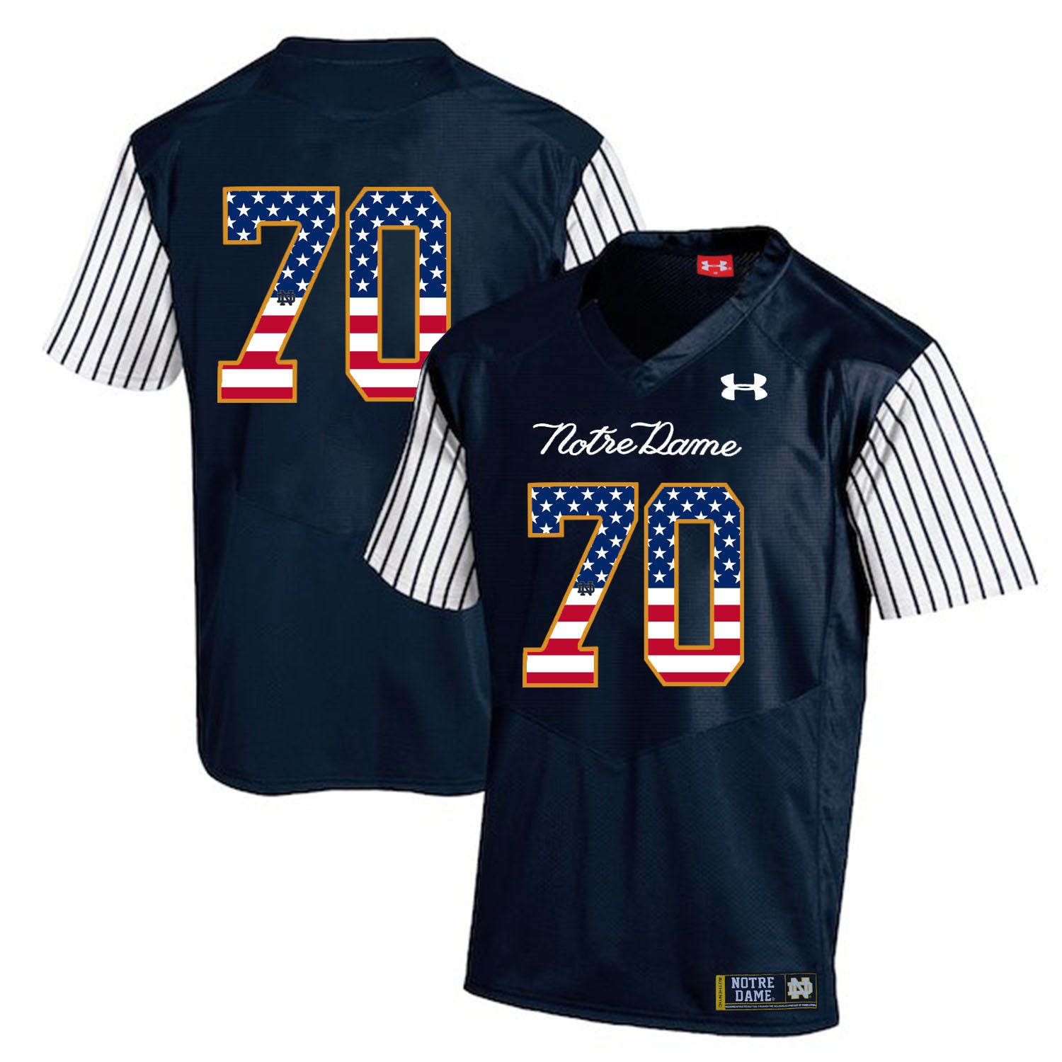 Zack Martin 70 Striped Blue .1jpg