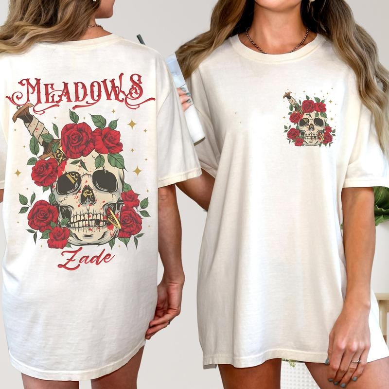Zade Meadows T-Shirt, Haunting Adeline Sweatshirt, Bookish Merch, Cat And Mouse Duet Hoodie, Booktok Tee, Dark Romance...