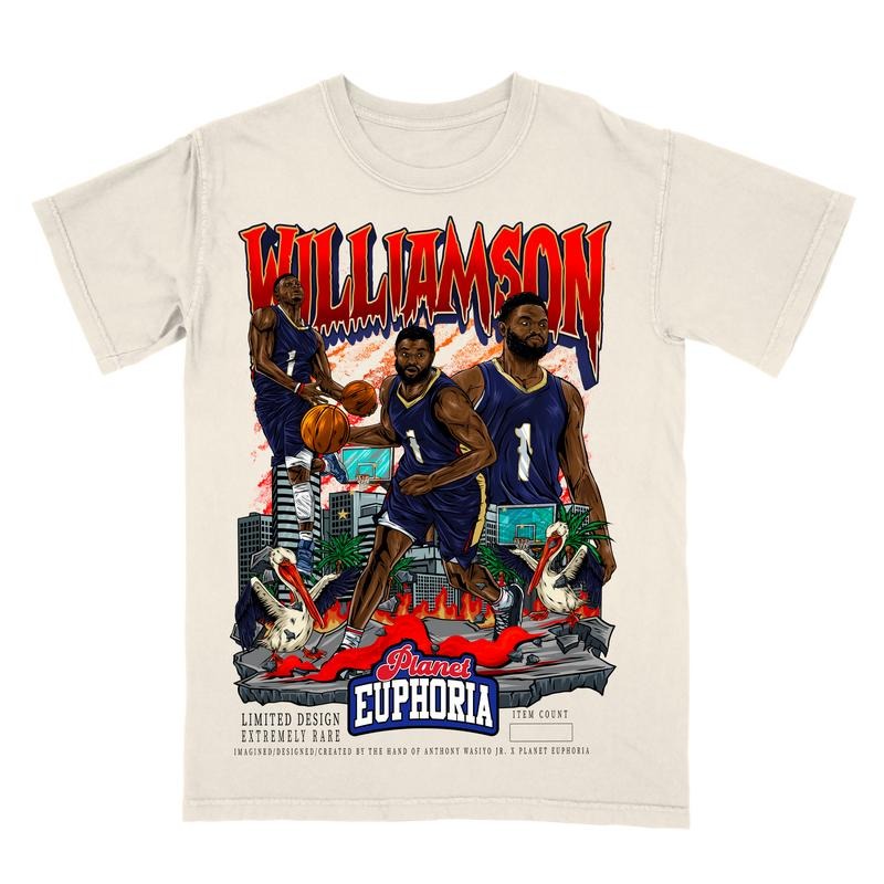 Zion Williamson Tee Hoodie, Sweatshirt | InkThreadWorks.com