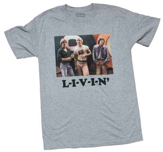 Dazed & Confused Mens T-Shirt - L-I-V-I-N LIVIN Group Photo Box