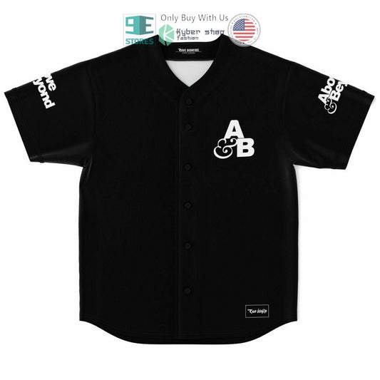 BEST Above Beyond logo Group Therapy Radio black Baseball Jersey