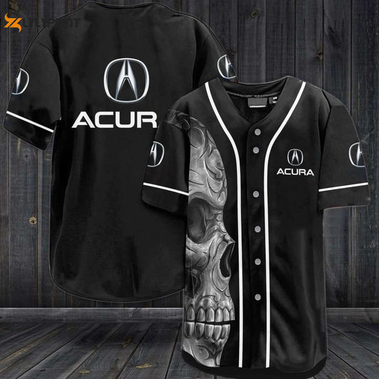 Get Your Game On with Acura Skull Baseball Jersey - Perfect Gift for Men and Women! - lylyprint.com