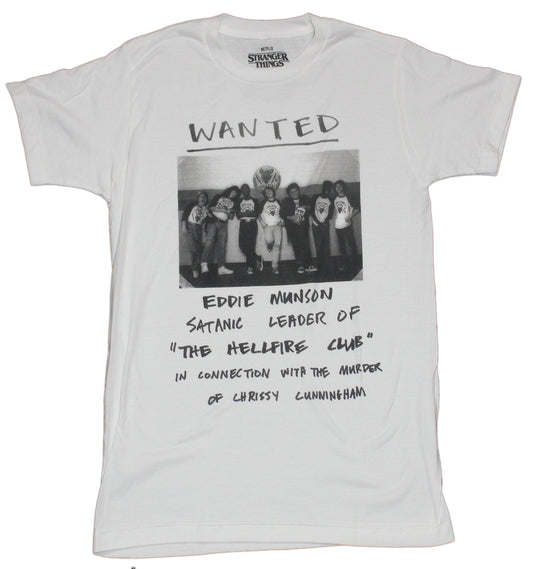 Stranger Things MEns T-Shirt - Wanted Eddie Munson Photo Group