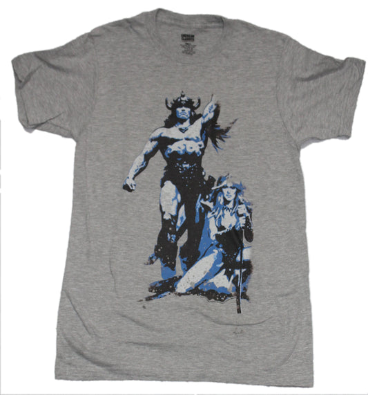 Conan the Destroyer Mens T-Shirt  - Stylized Movie Poster Image