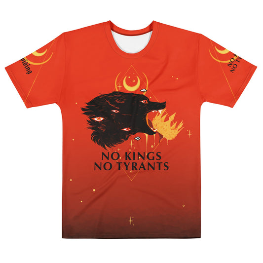 No Kings No Tyrants, Men's Sublimation T-Shirt Hoodie, Sweatshirt | InkThreadWorks.com (Image 1)