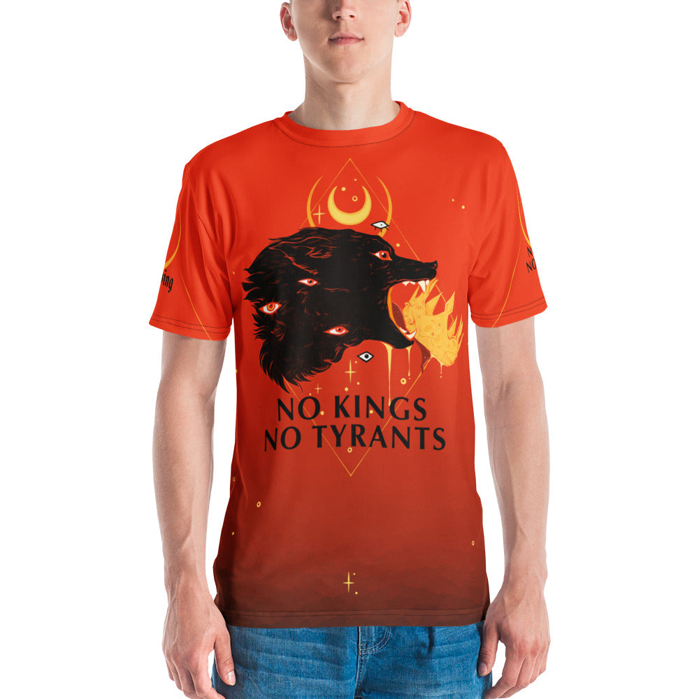 No Kings No Tyrants, Men's Sublimation T-Shirt Hoodie, Sweatshirt | InkThreadWorks.com (Image 5)
