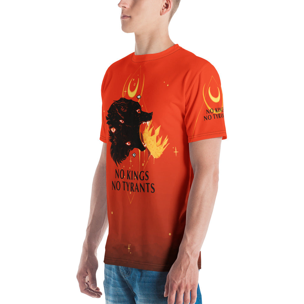 No Kings No Tyrants, Men's Sublimation T-Shirt Hoodie, Sweatshirt | InkThreadWorks.com (Image 2)