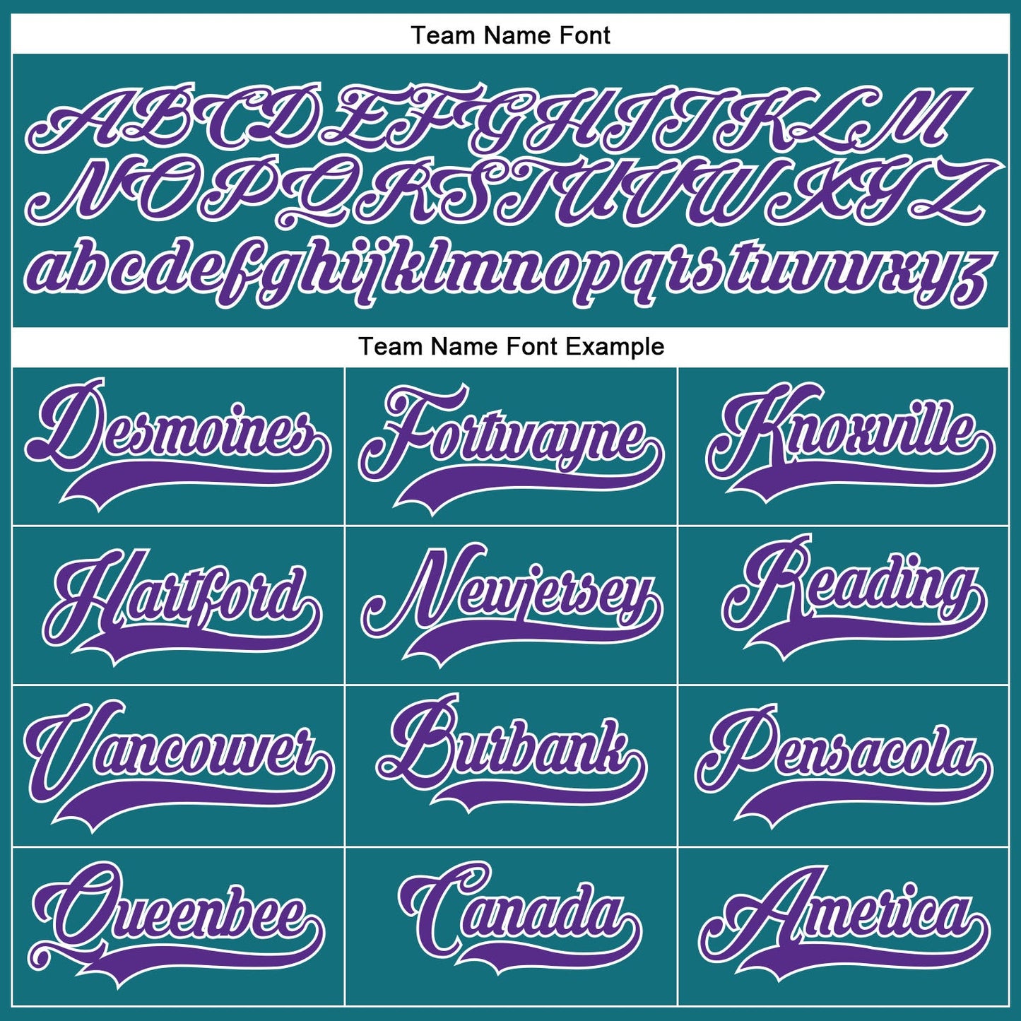 Custom Teal Purple Pinstripe Purple-White Authentic Baseball Jersey